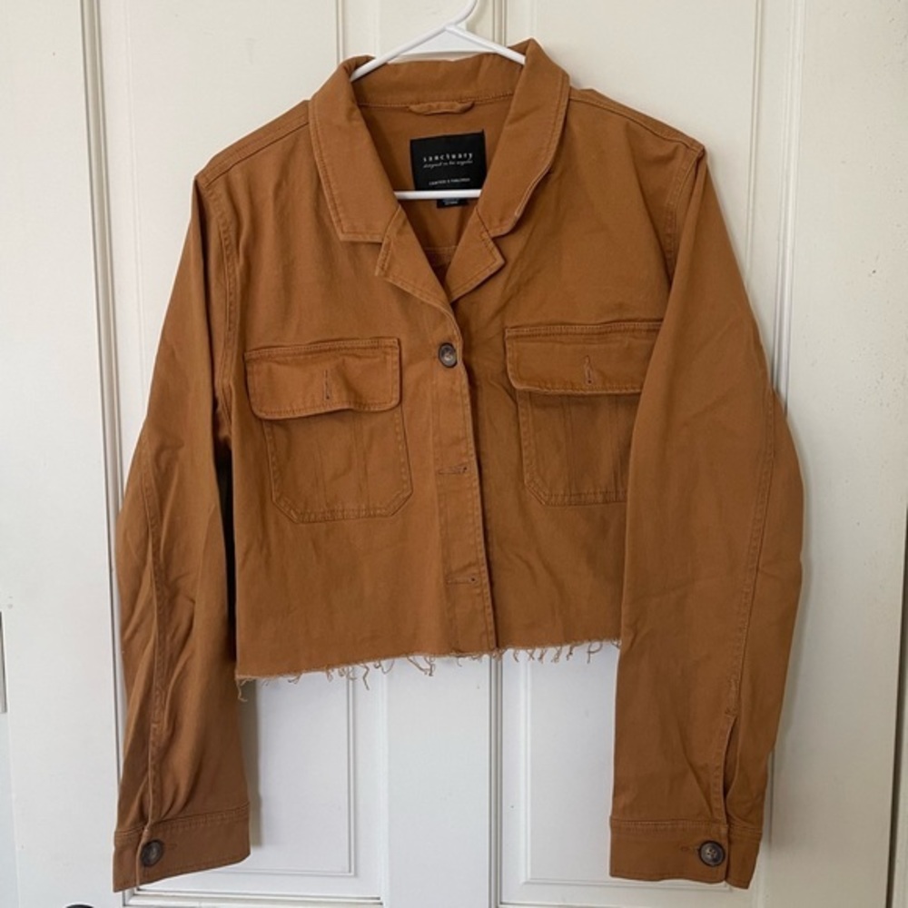 🤍Sanctuary Clay Cropped Jacket 🤍
